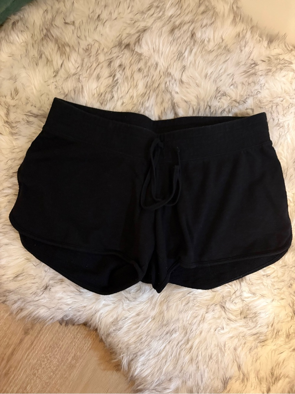 SALE 🌟 MOTHERHOOD MATERNITY | Black Lounge Shorts with Drawstring